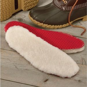 L.L.Bean shearling insoles - size 6 men’s NWT